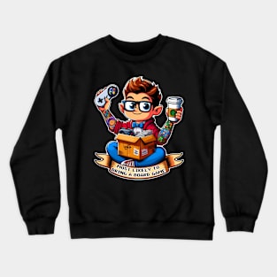 Most likely to bring a board game geek Crewneck Sweatshirt